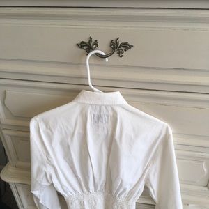 Armani Jeans Tie Waist top sz S
